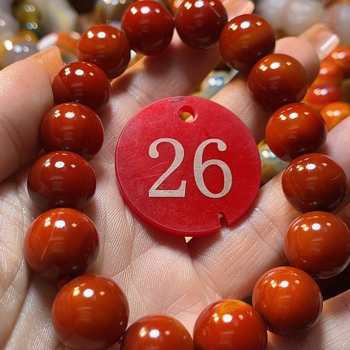 【***】玛瑙/玉髓未镶嵌手链