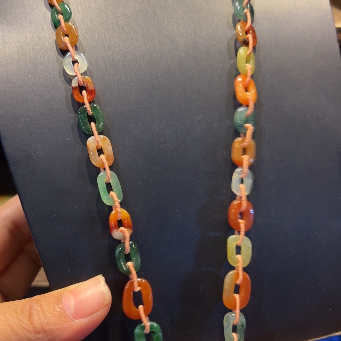 翡翠未镶嵌颈饰原创