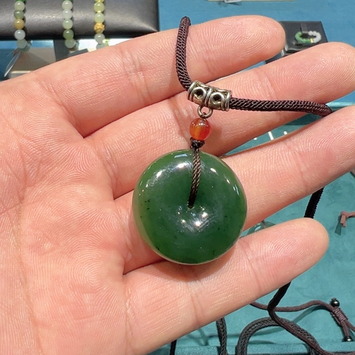 未镶嵌蛇纹石玉手链