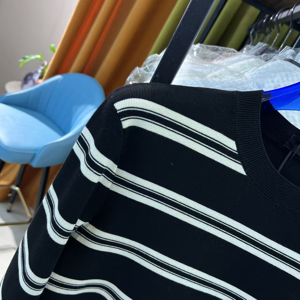 欧货男士秋冬新款经典休闲时尚百搭日常针织打底衫潮流毛衣 8687