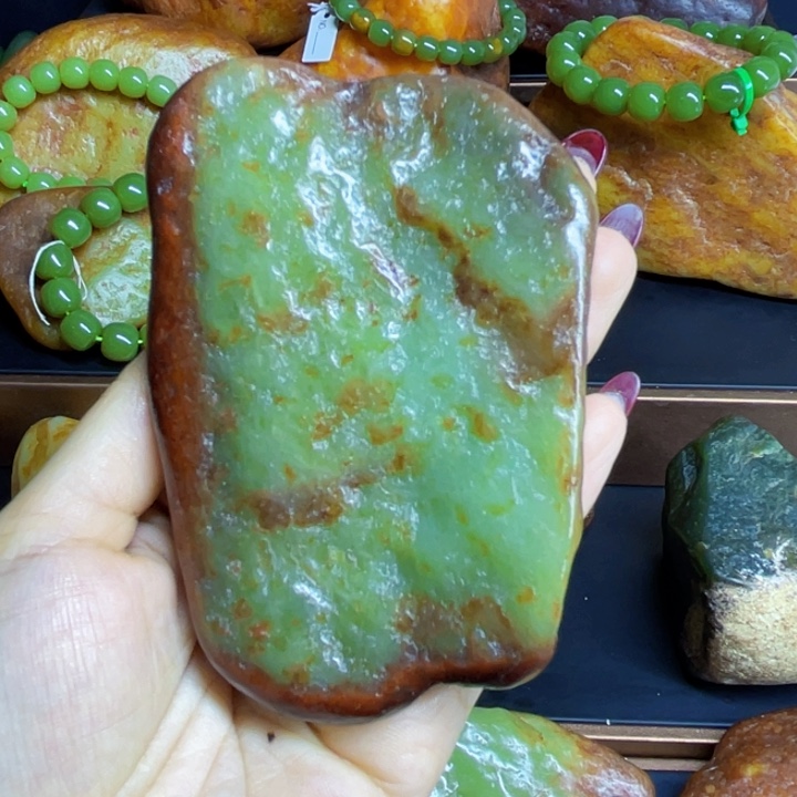 天***和田玉未镶嵌手链