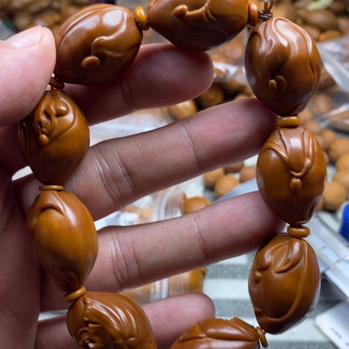 橄榄核手串/手链橄榄核雕工艺手串