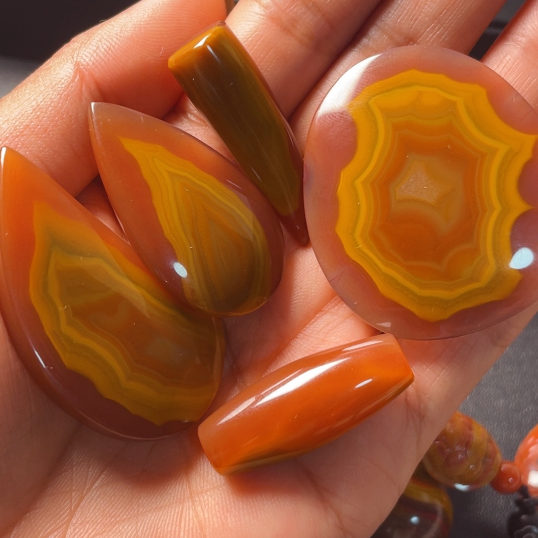 玛瑙/玉髓颈饰未镶嵌$****&