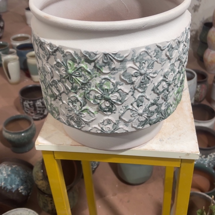 花盆紫砂口径26高度25一只