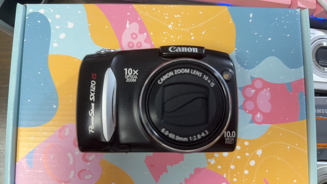 9新  佳能sx120黑色CCD