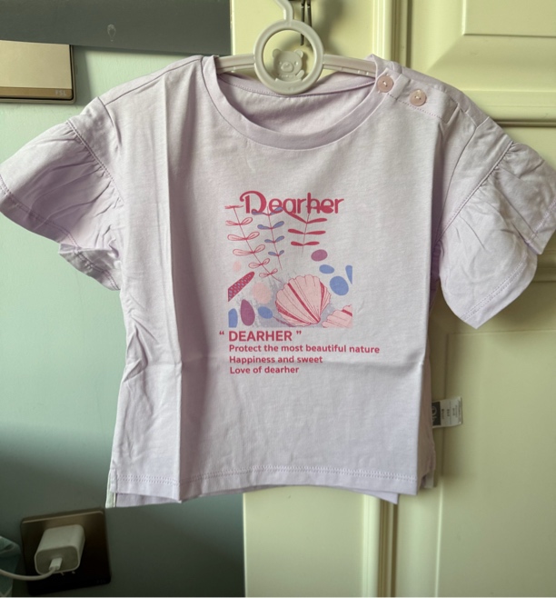 D孩儿纯棉短袖原包装带吊牌