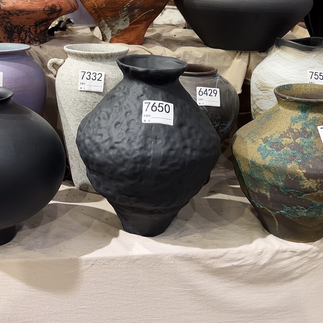 瓶7650高32口8陶瓷花瓶无孔