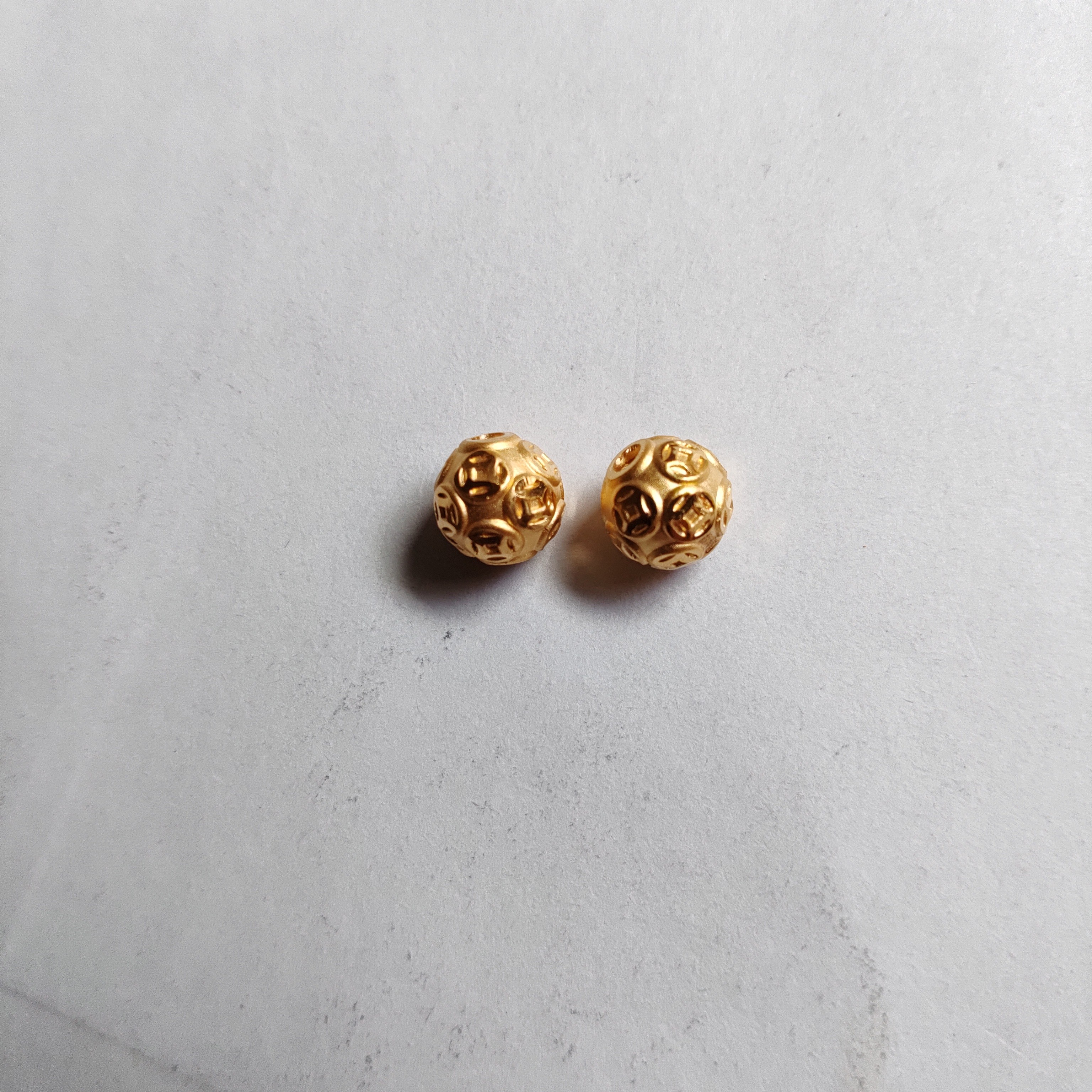 ，金元宝足金999貔貅珠子首饰