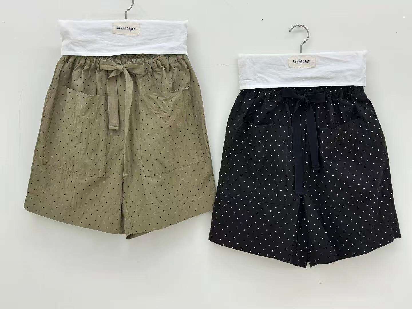 【奈野喜】韩国正品代购 /小花家波点短裤【NO退NO换】