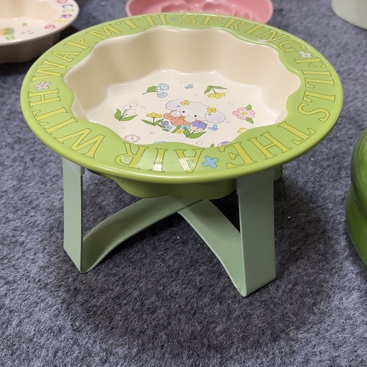 陶陶瓷花瓣字母盘一套