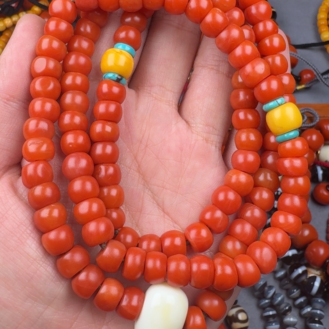 半***僧琉璃非金属多圈手串