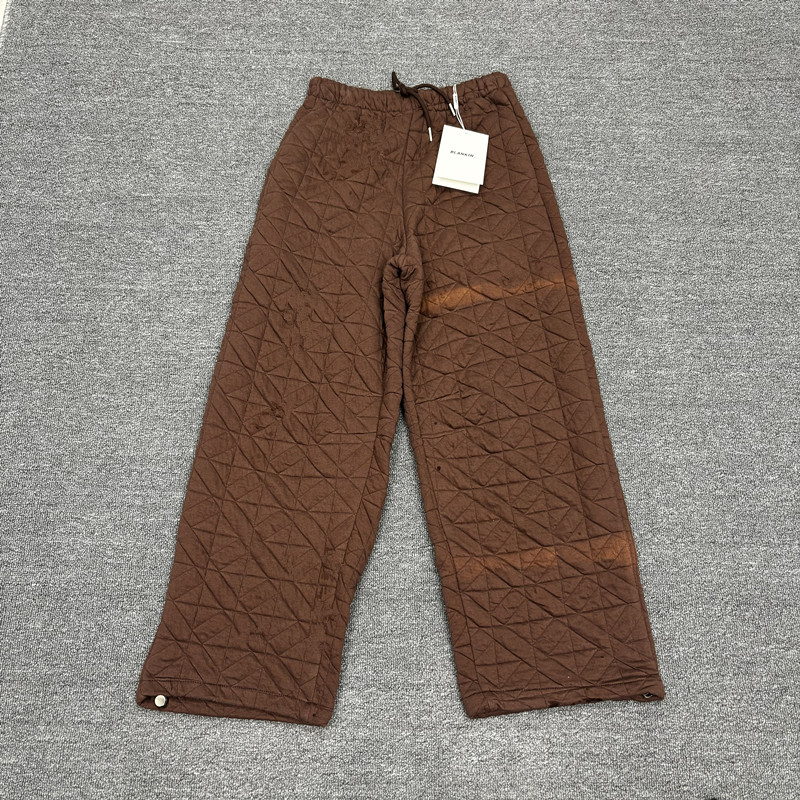 瑕疵有晒痕 加厚宽松秋冬保暖阔腿卫裤WK131