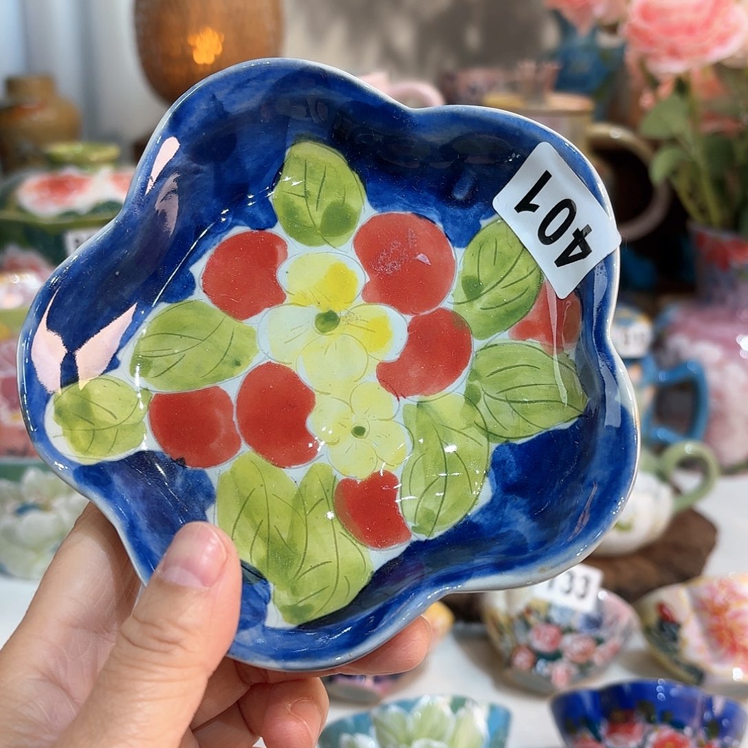 景德镇手绘高温釉下彩陶瓷茶具