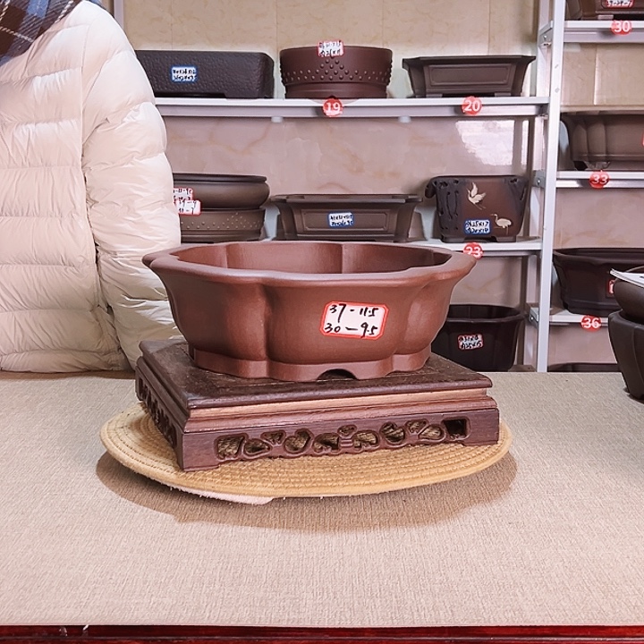 紫砂花盆紫砂花盆