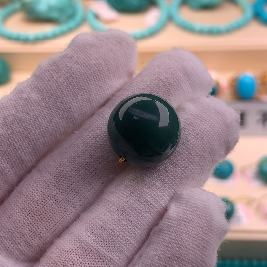 绿松石珠宝奇石未镶嵌15.8