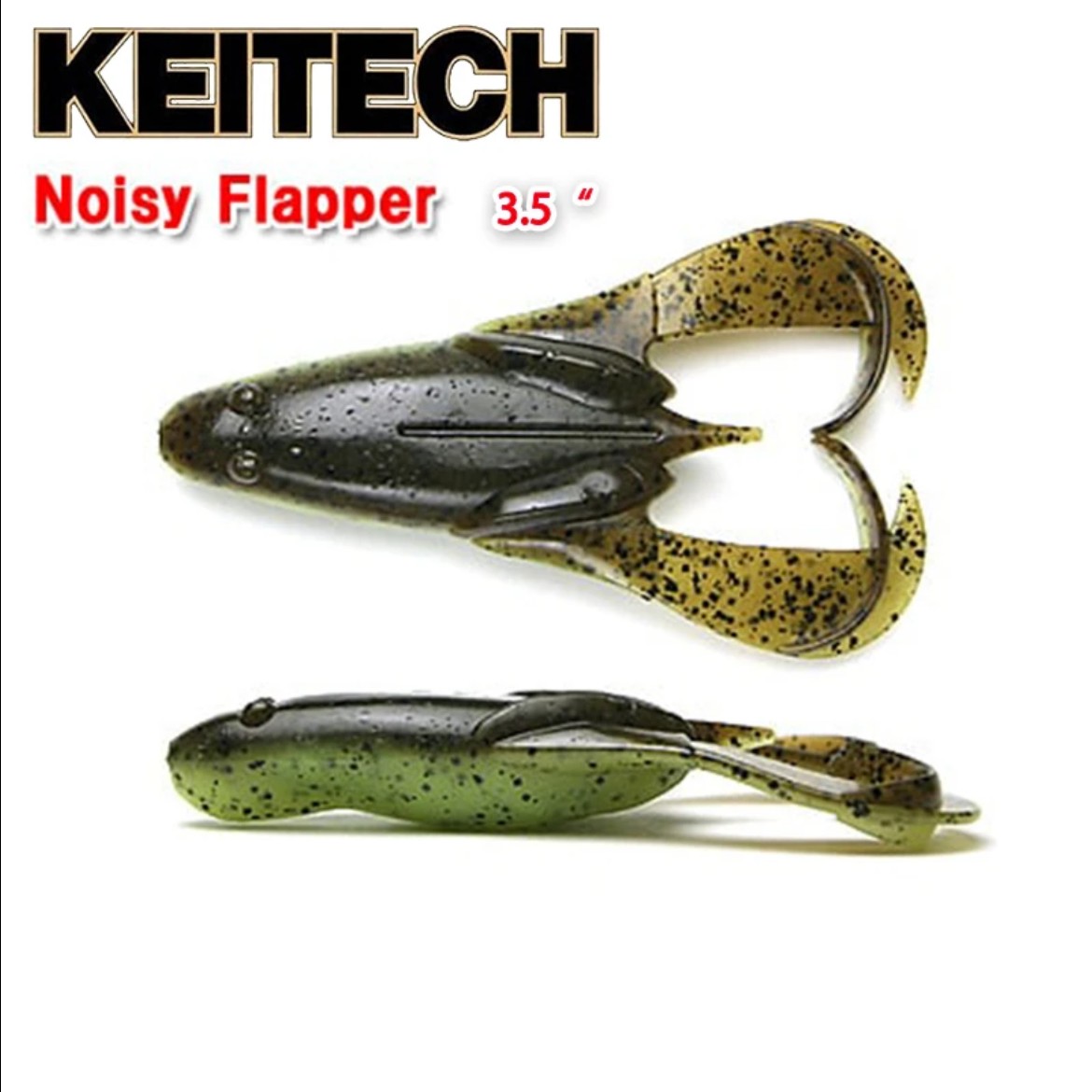 日本kEITECH Noisy Flapper 3.5寸踢水蛙K牌进口路亚软饵水面系