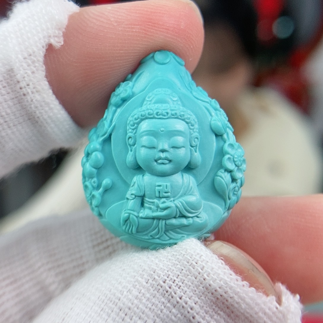 绿松石珠宝奇石未镶嵌