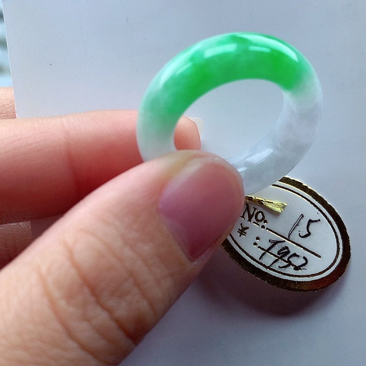 【闪购商品】未镶嵌戒指翡翠14.15号