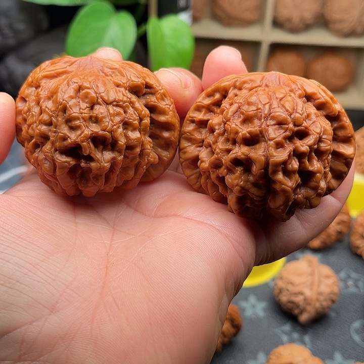 把件文玩核桃全品龙鼎边56