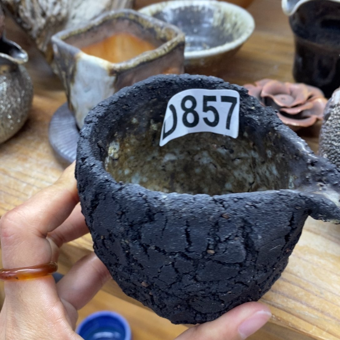 陶园柴烧，精品高货。857瑕疵