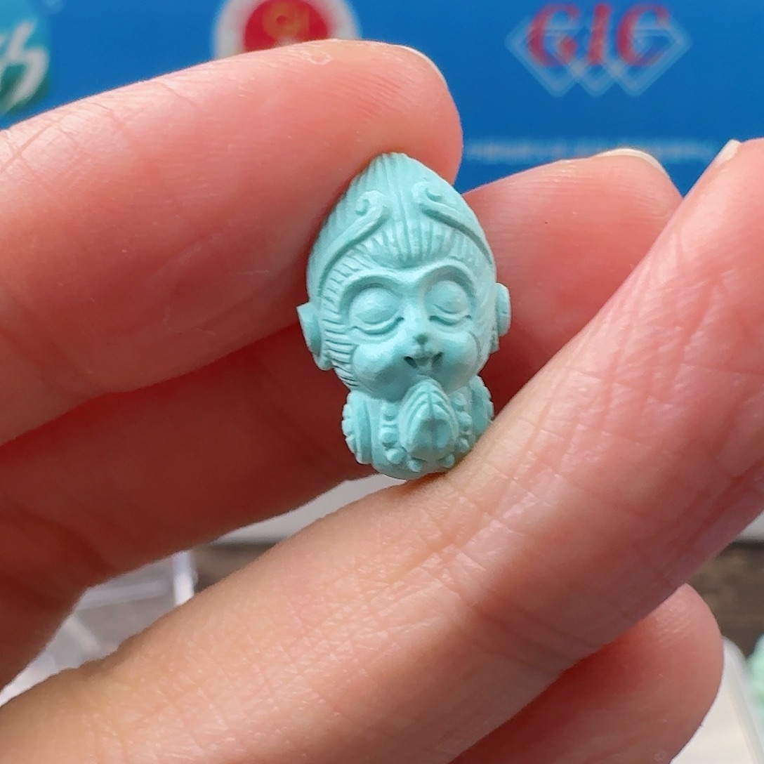 绿松石珠宝奇石未镶嵌