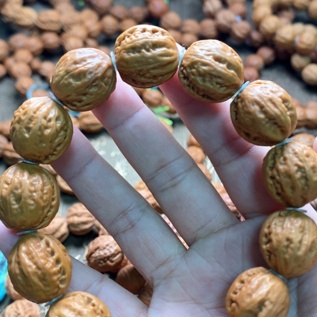 文玩核桃手串—****—文玩核桃八棱