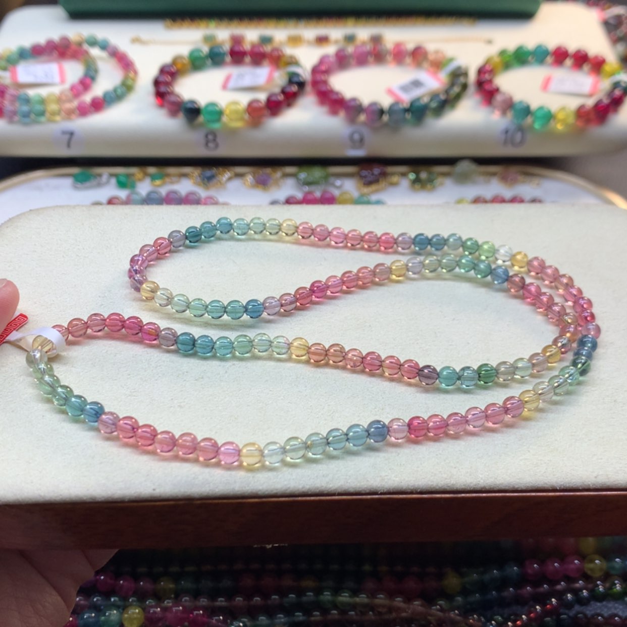 【闪购商品】碧玺手链未镶嵌碧玺多圈