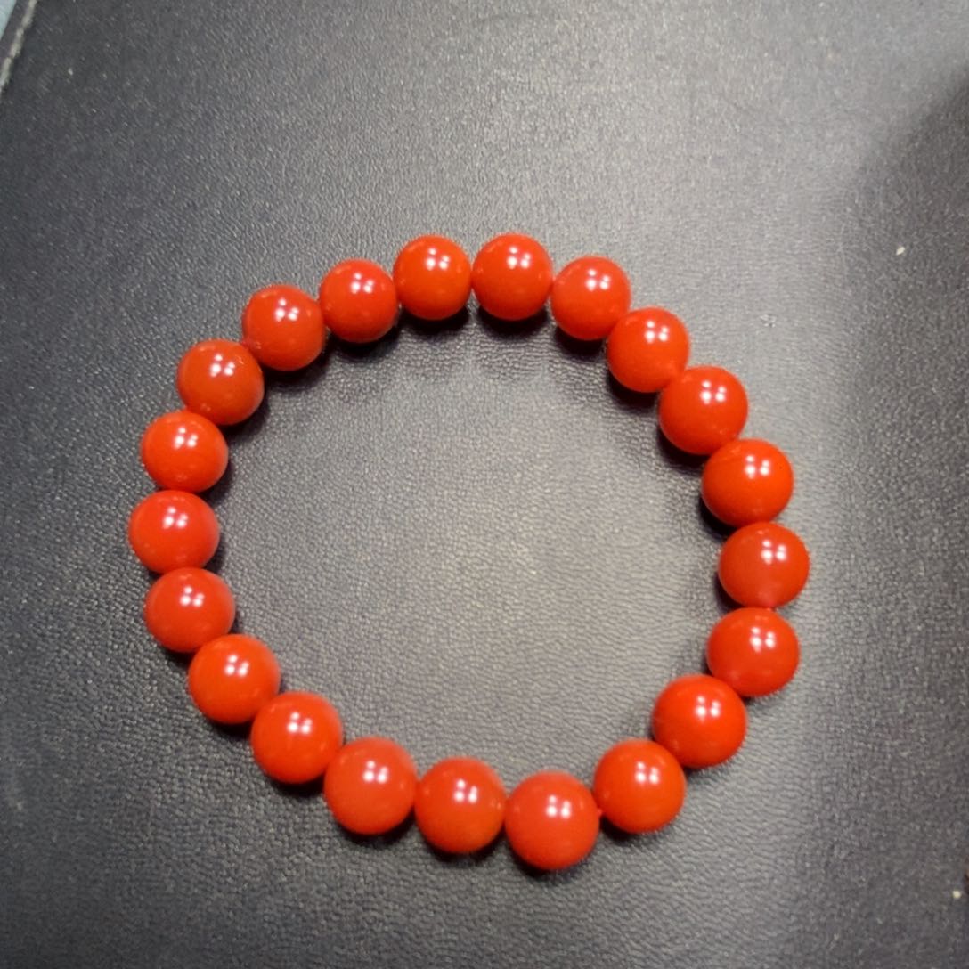 未镶嵌手串南红玛瑙笑***?