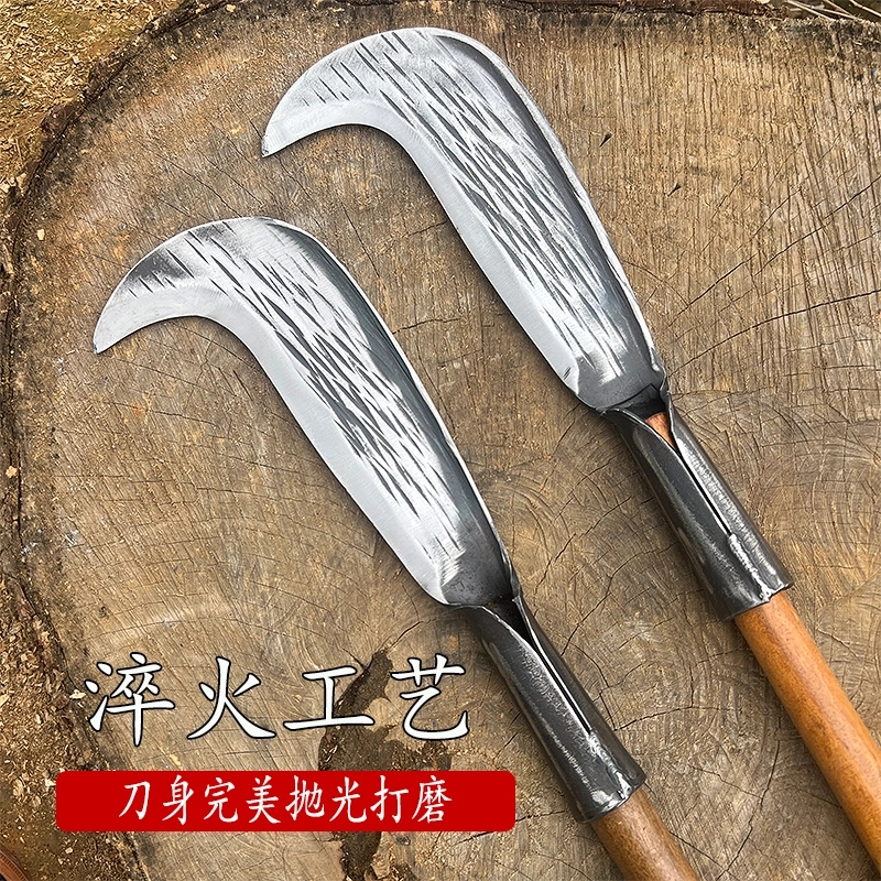 琰诚重庆大足炮弹刚柴刀【加重用坏包赔】弯刀砍柴劈柴户外上山开路