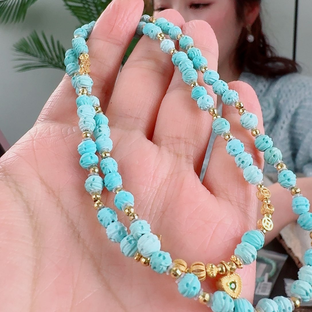 绿松石珠宝奇石未镶嵌