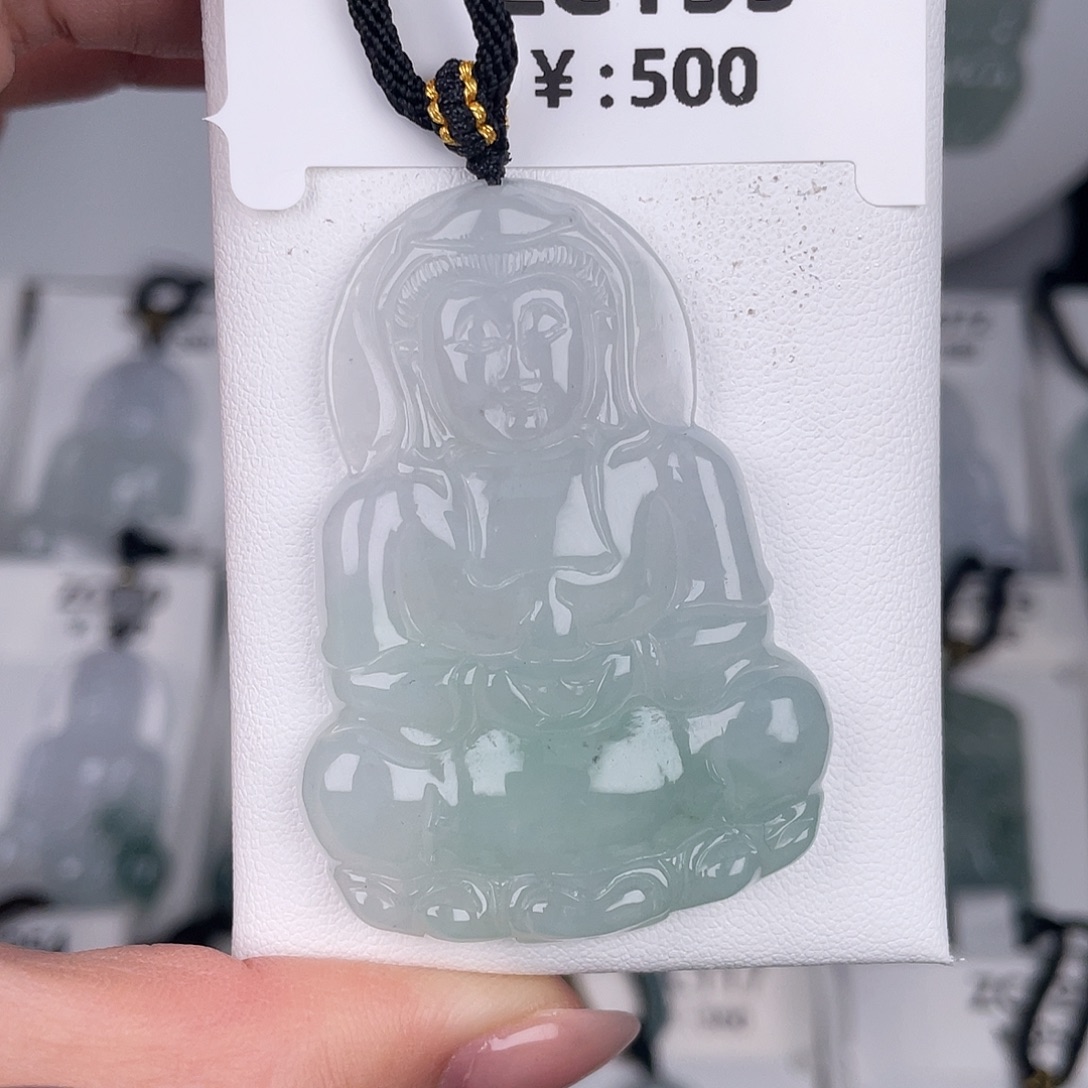 翡翠未镶嵌颈饰zc133