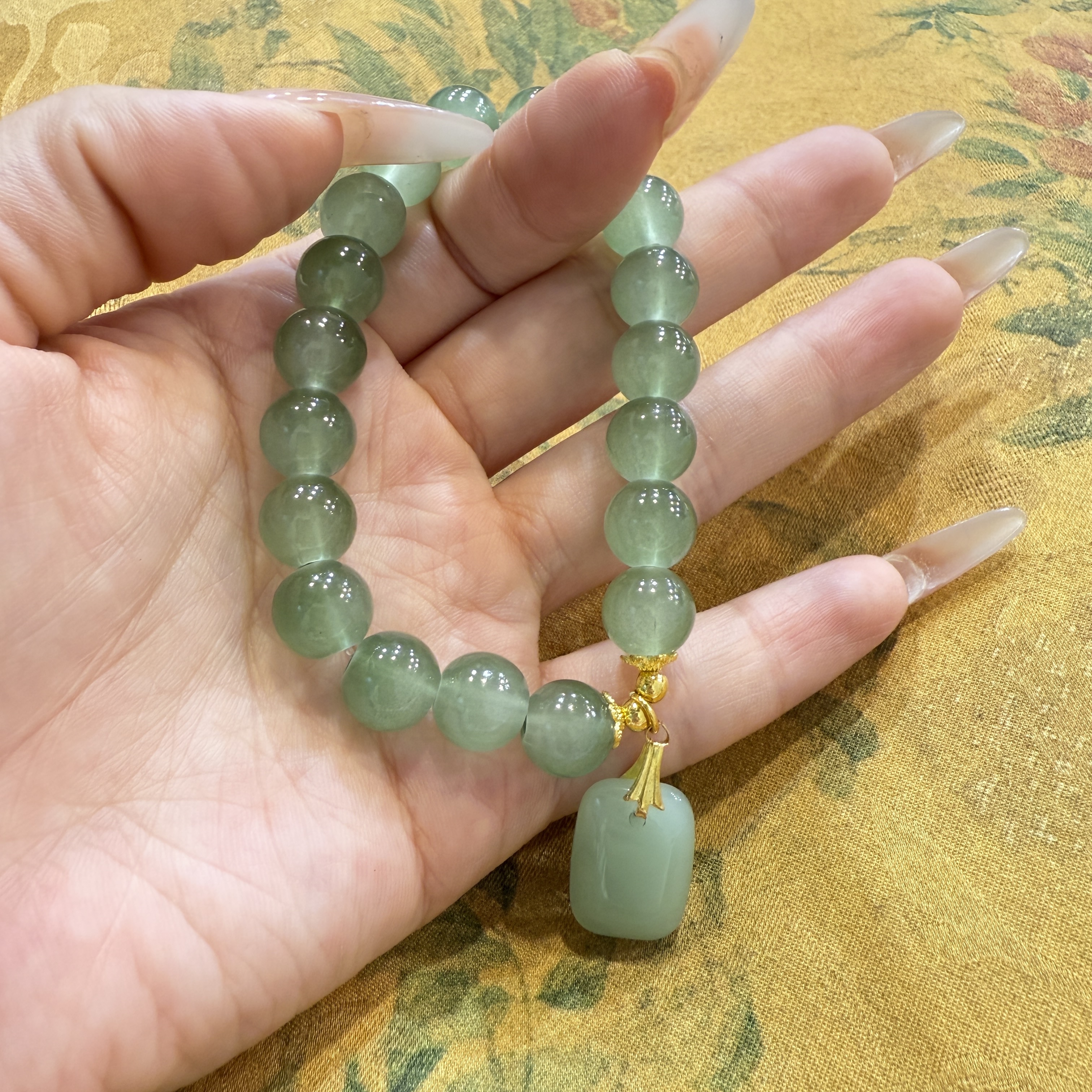 S1133-时尚手串1.0单圈+挂牌配饰