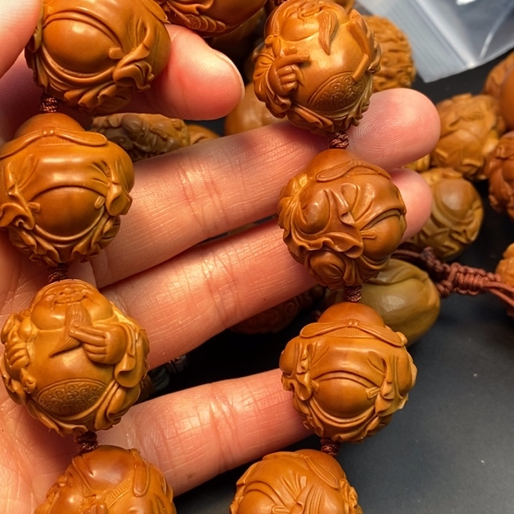 橄榄核手串/手链吉**贾财神手串