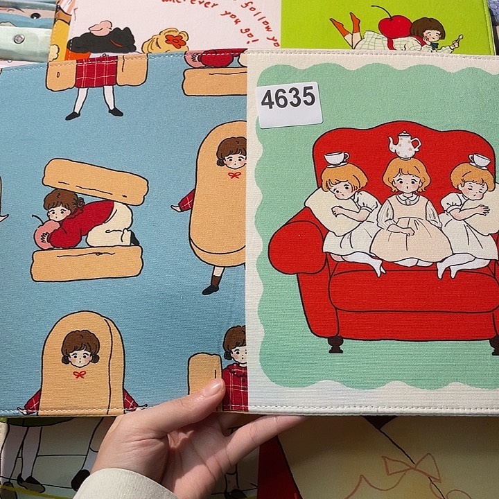 织绣A5活页不加纸4635