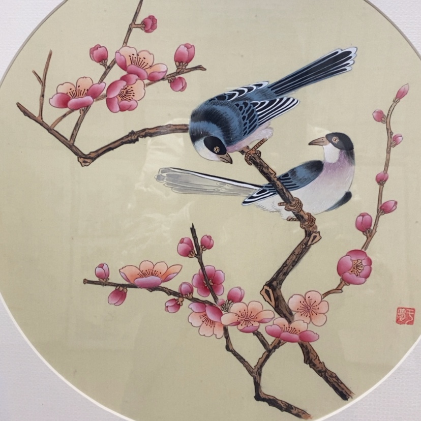 【闪购商品】国画手绘国画工笔带框