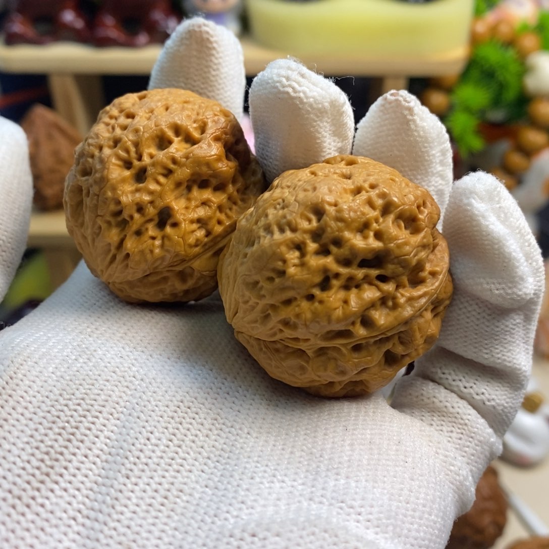 吊坠文玩核桃蚂蚁纹玉蟾39