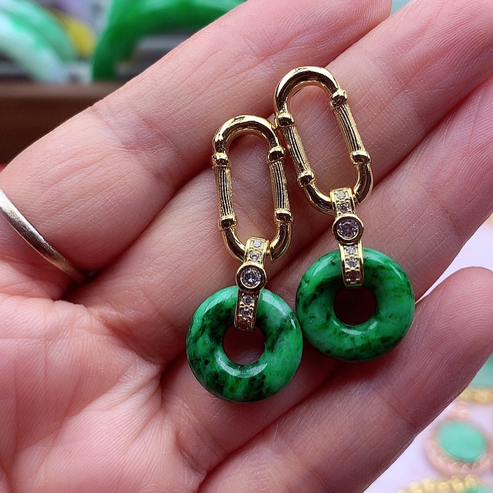 翡翠颈饰银S925镶嵌翡翠