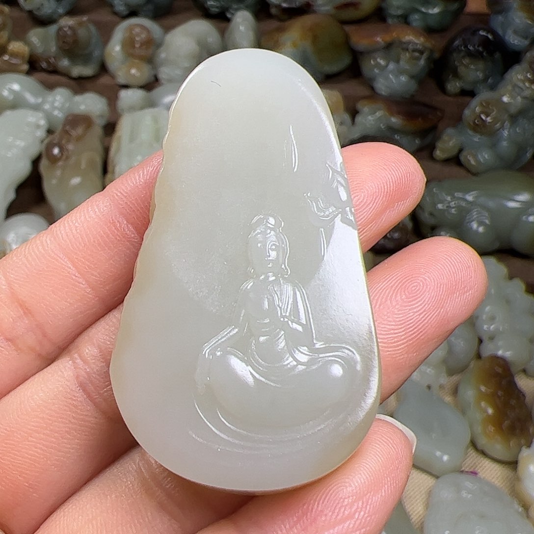 和田玉挂件未镶嵌