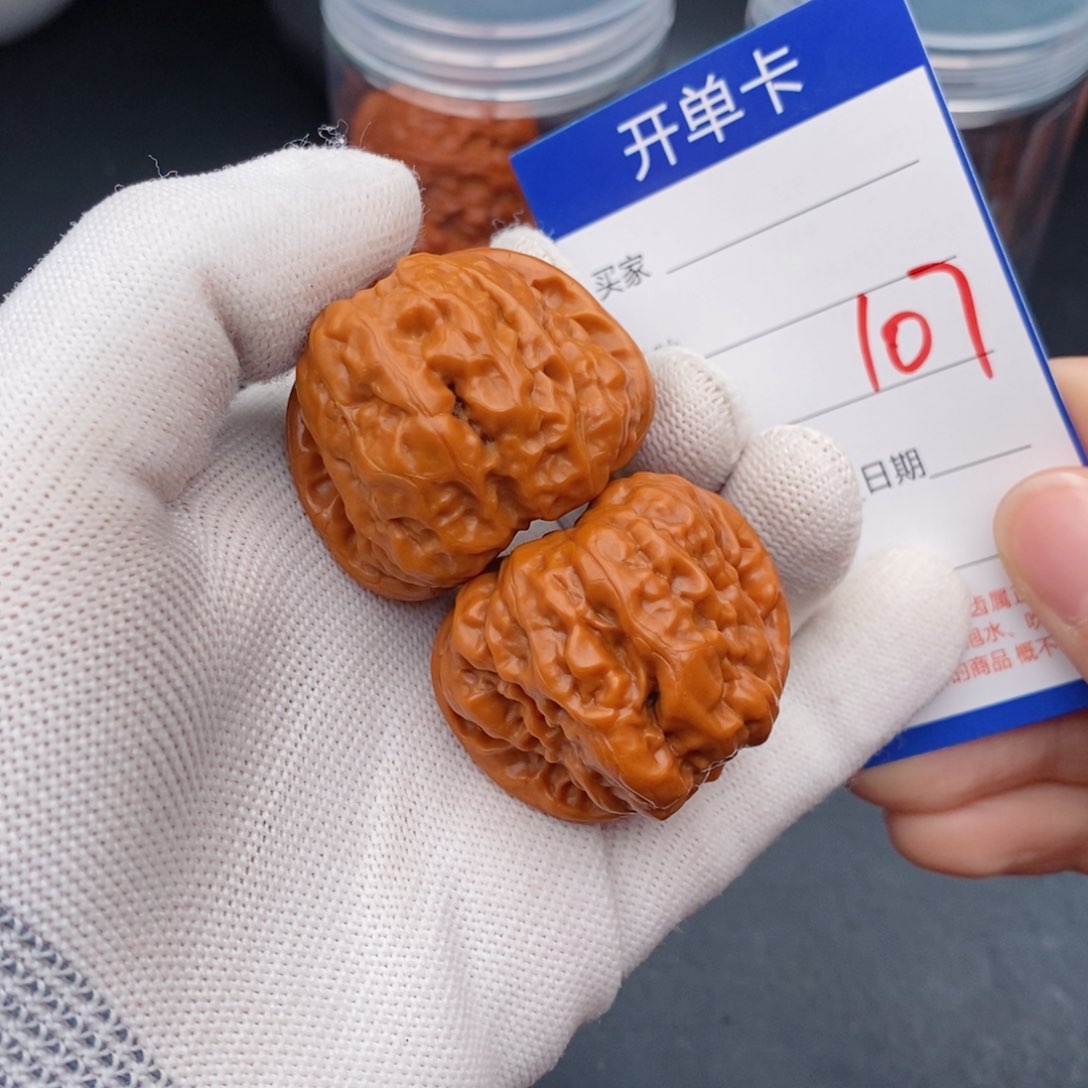 文玩核桃把件39蛤蟆头107