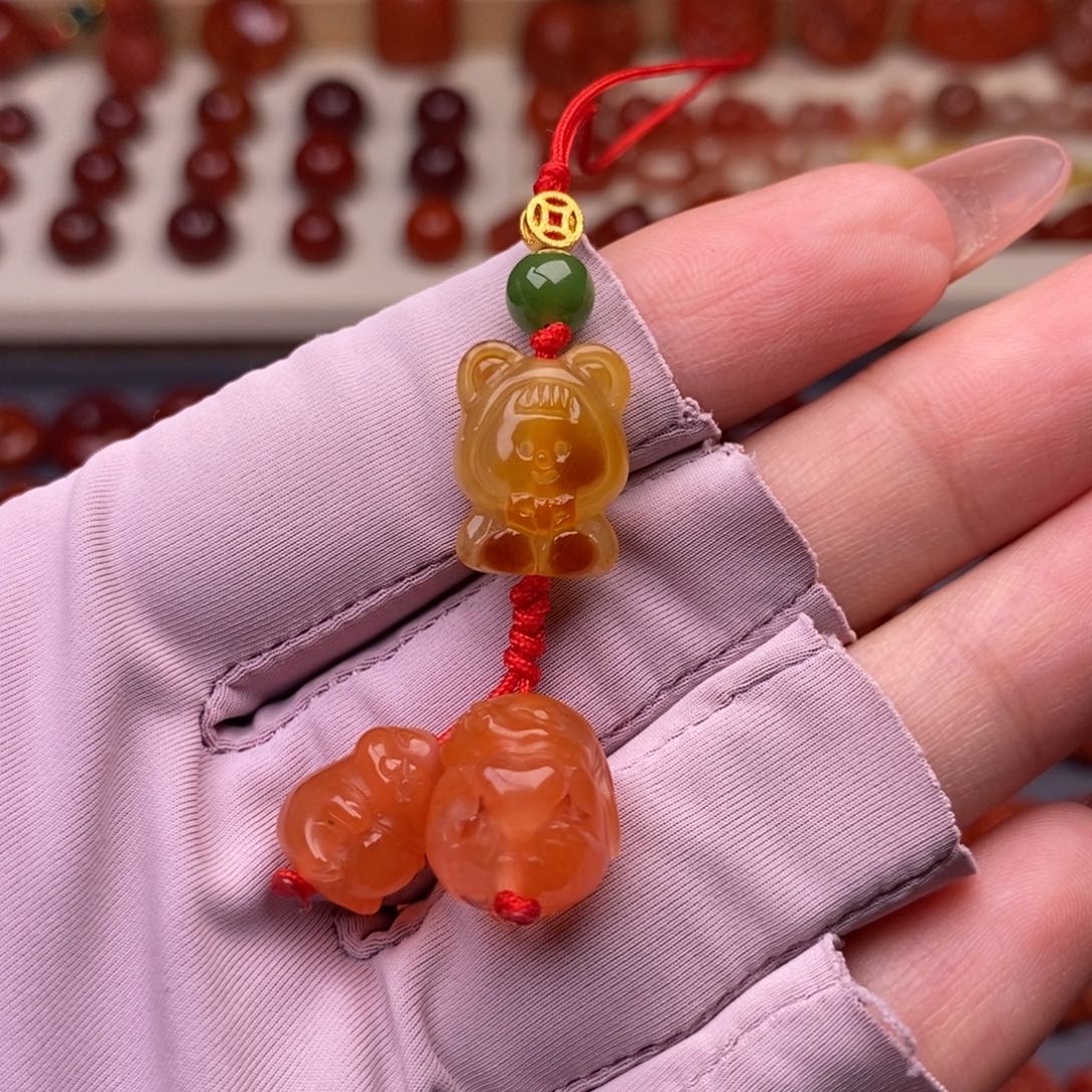 南红玛瑙未镶嵌配饰