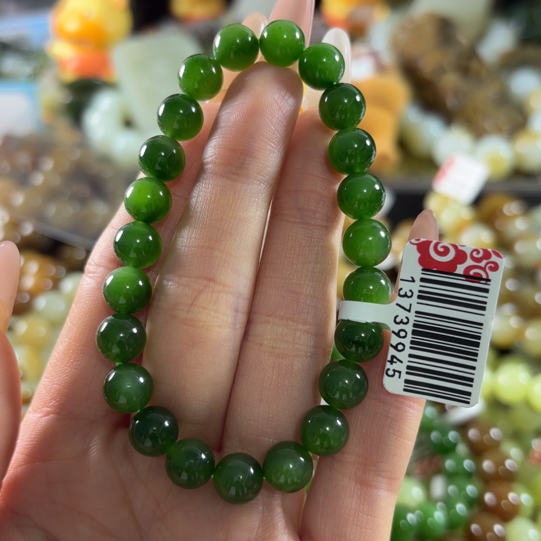 和田玉未镶嵌手链80