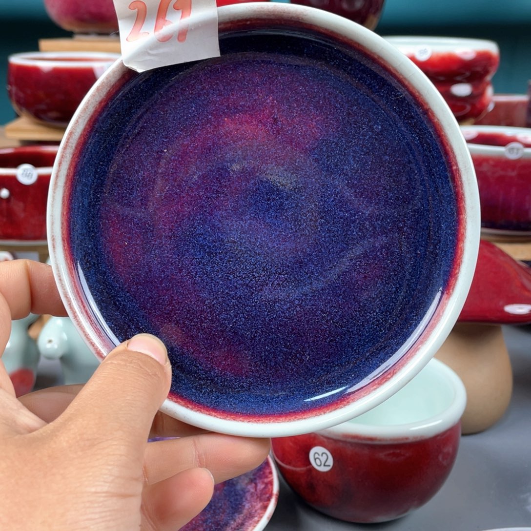 瓷片纯手工制作……微微瑕