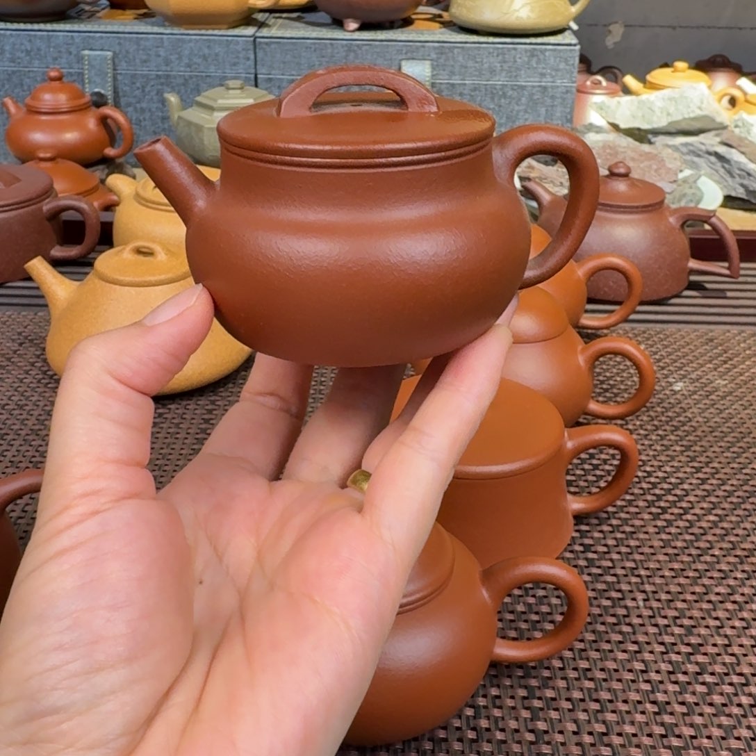 茶壶朱泥微瑕110毫升左右