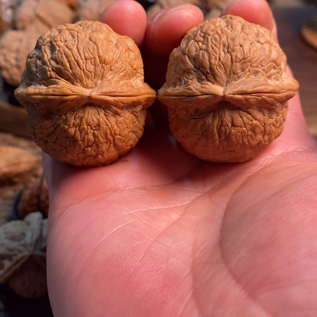 文玩核桃把件金丝绣球