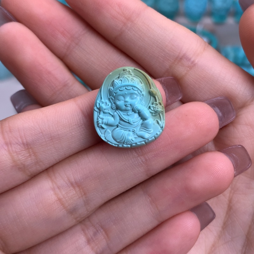 【闪购商品】绿松石未镶嵌雕刻