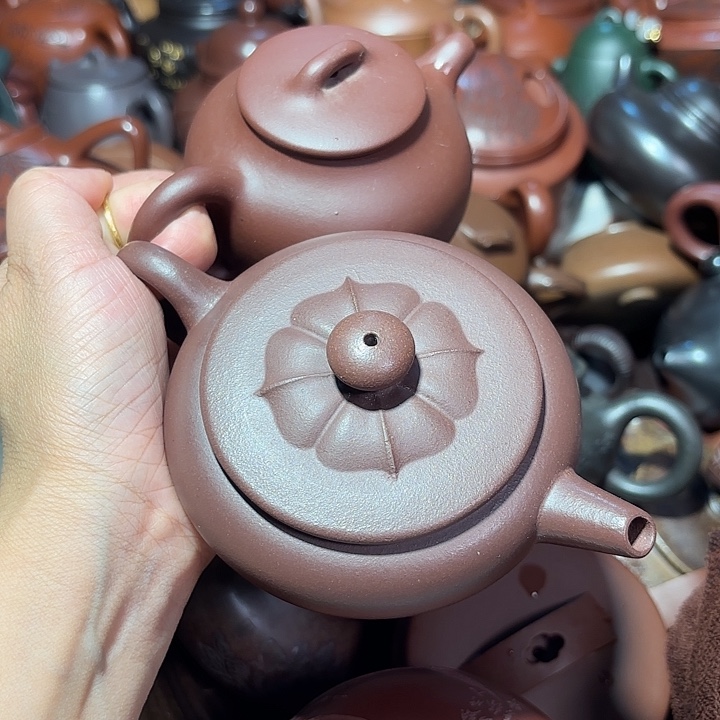 茶壶紫砂宜兴原矿紫砂微瑕两只