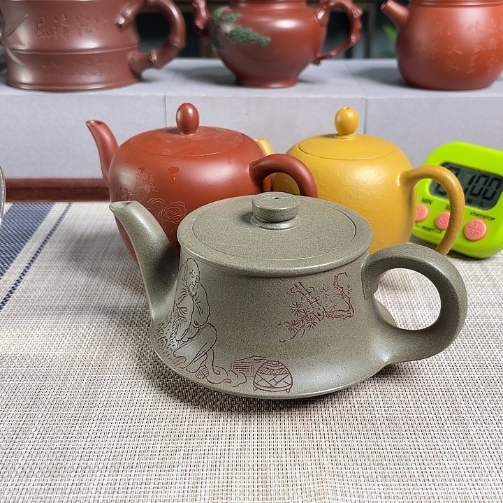紫***轩紫砂茶壶宜兴原矿手工紫砂壶