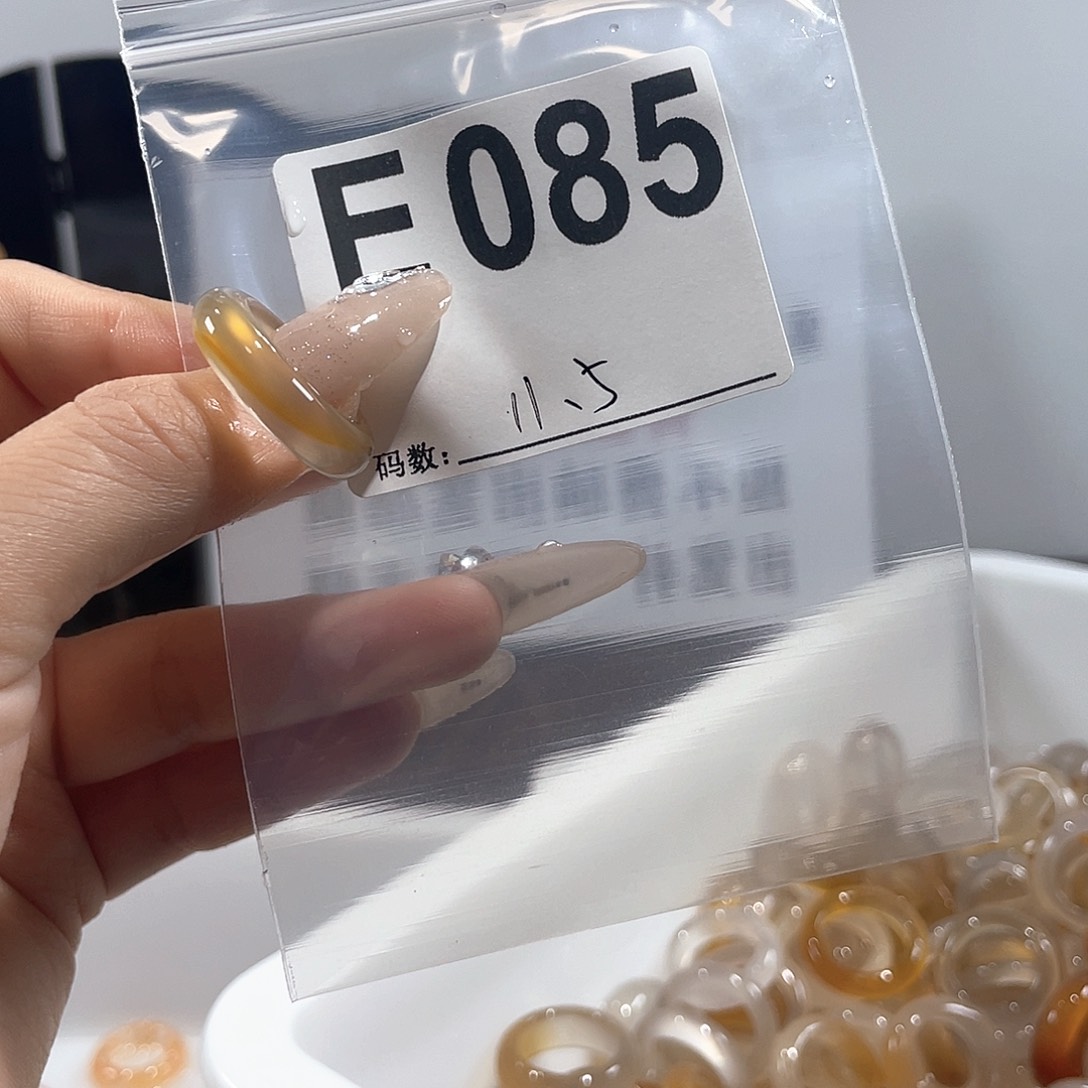 玛瑙/玉髓戒指合金085