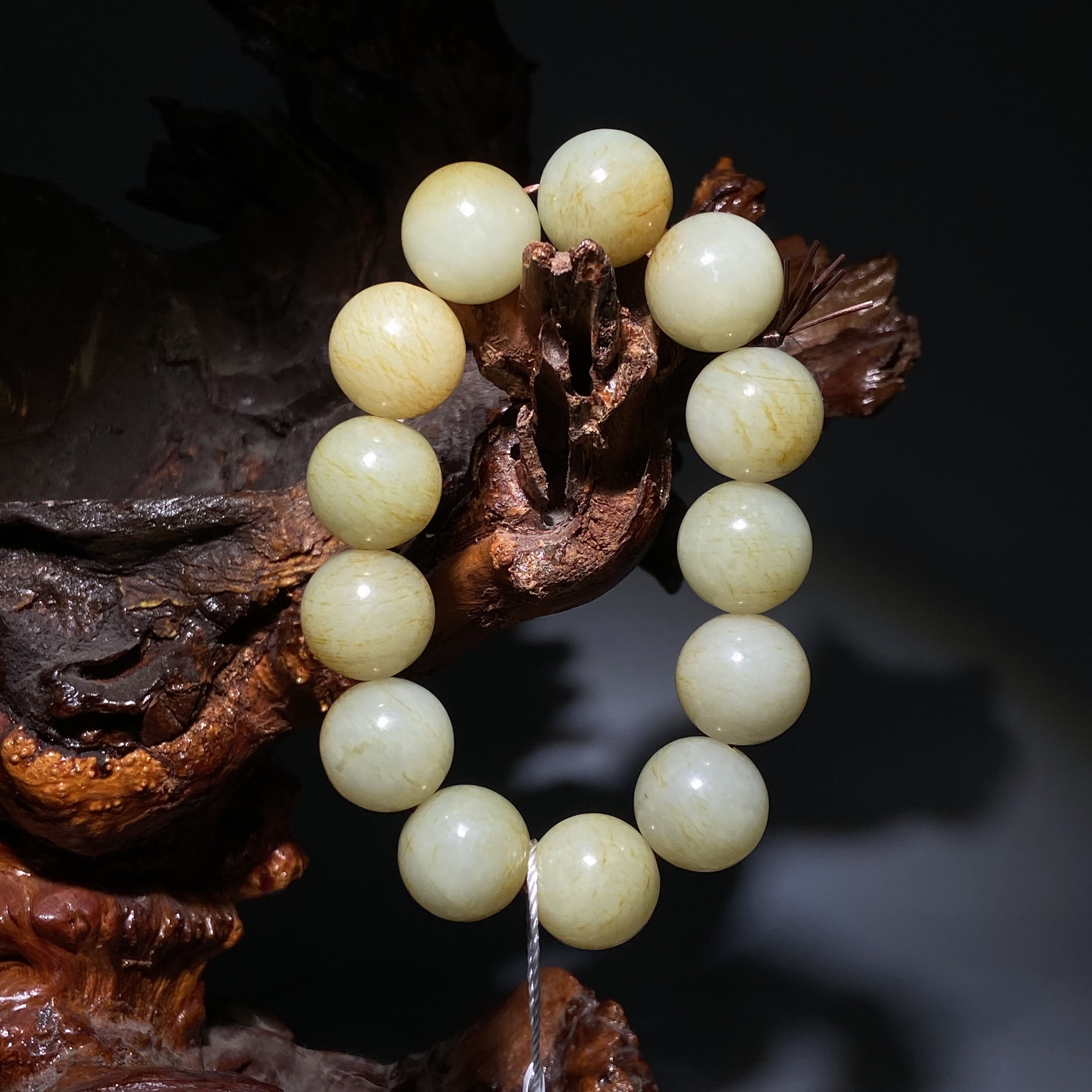 【清代】-和田玉手串2512170014