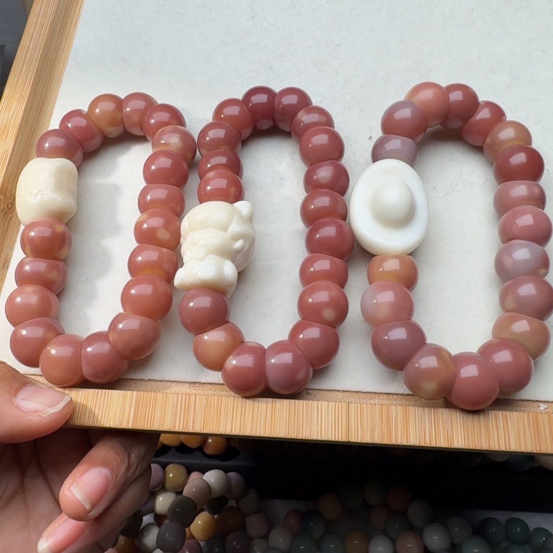 手串菩提根/象牙果卡15-琉璃盏蒜瓣